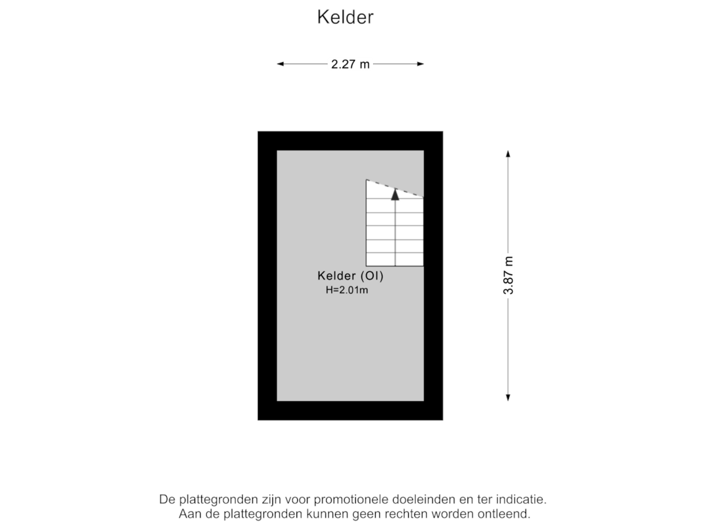 Bekijk plattegrond van Kelder van Pr.Margrietstraat 29