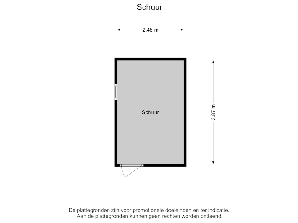 Bekijk plattegrond van Schuur van Pr.Margrietstraat 29