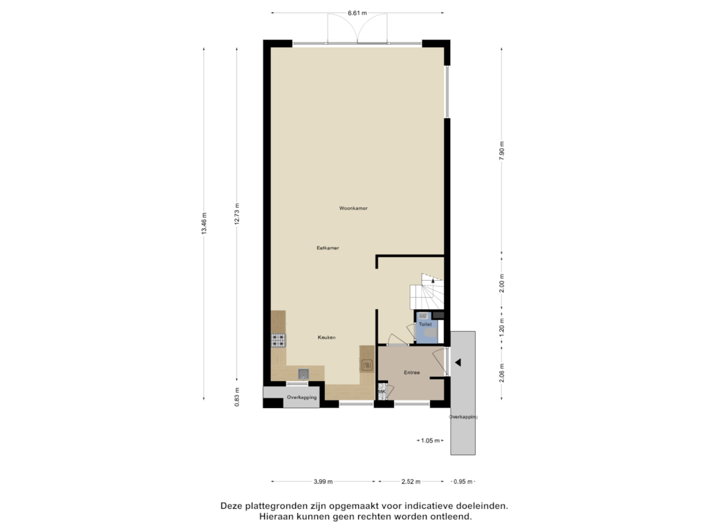 View floorplan of Begane Grond of Osdorperweg 784-C