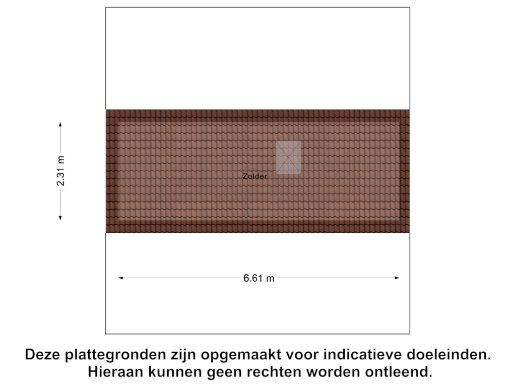 View floorplan of Zolder of Osdorperweg 784-C