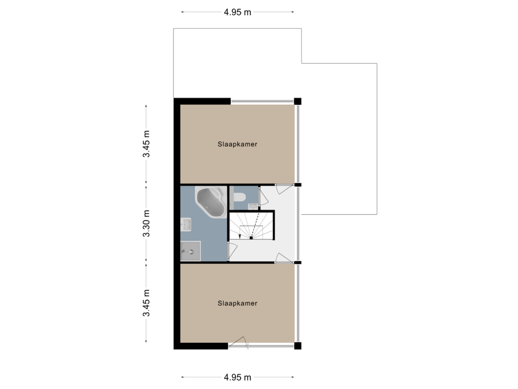 Bekijk plattegrond van Verdieping 1 van Grasweide 10