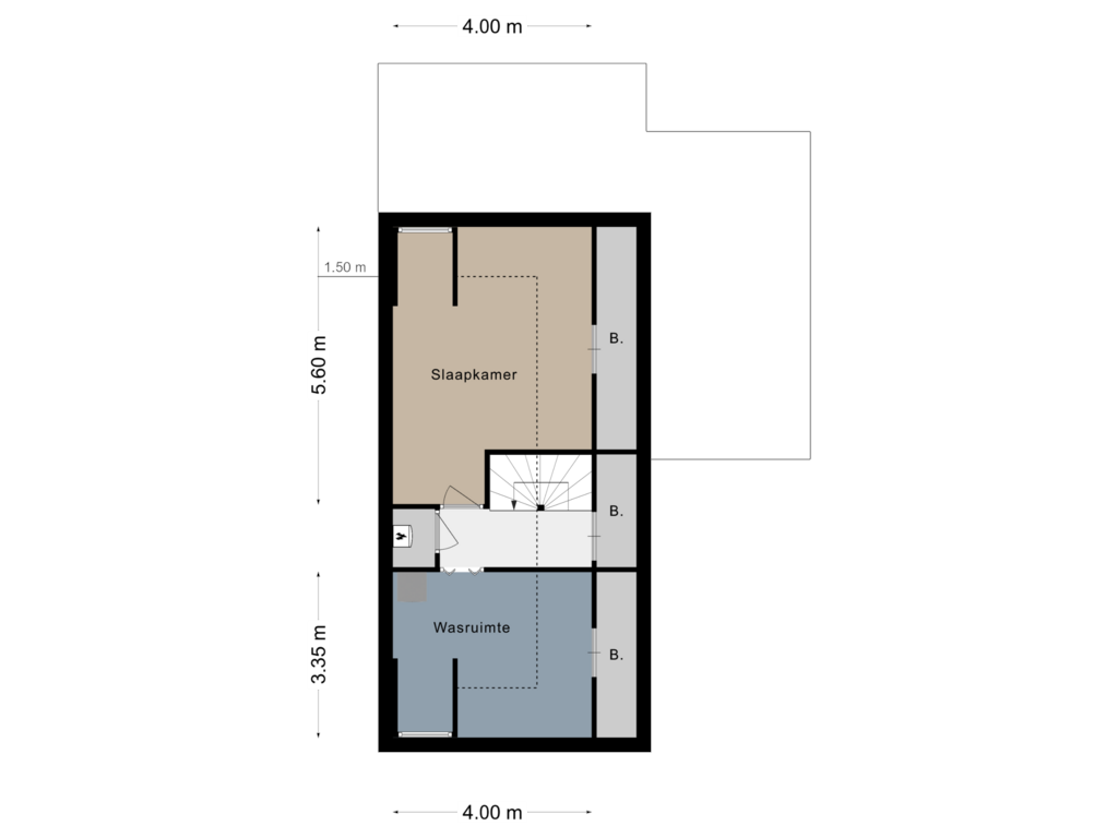 Bekijk plattegrond van Verdieping 2 van Grasweide 10