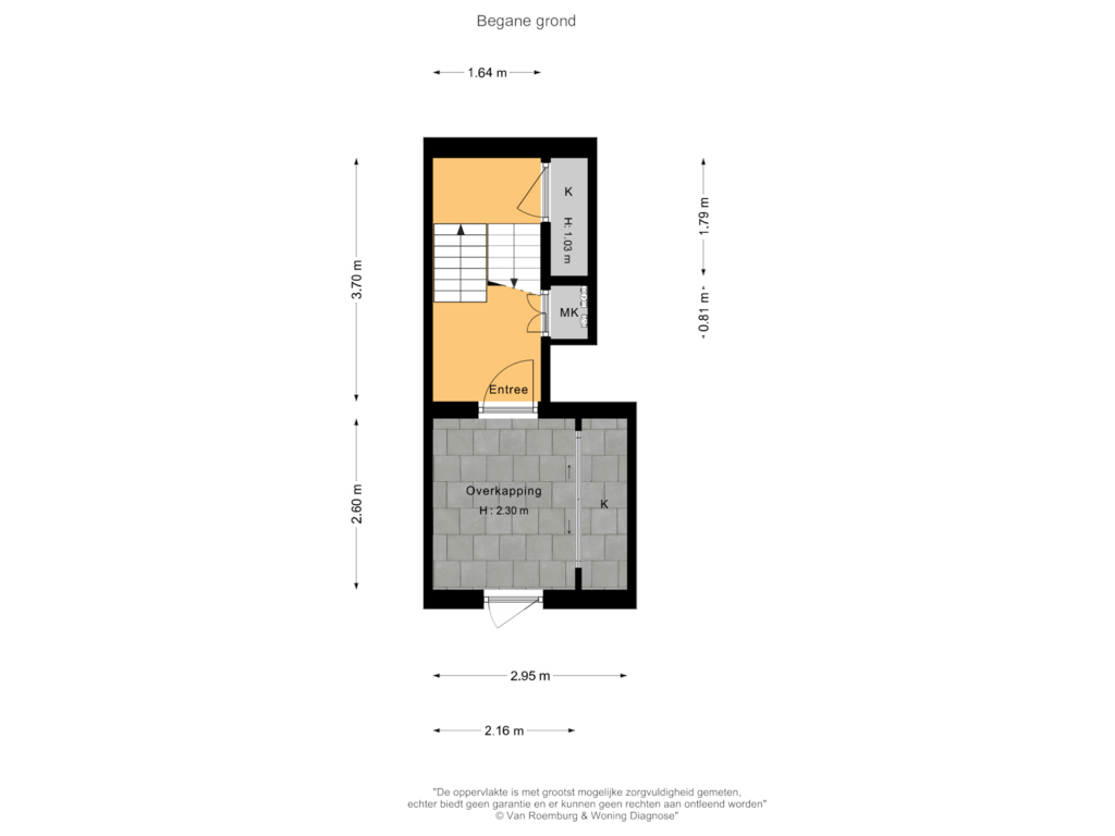 View floorplan of Begane grond of Scheepstimmermanstraat 12