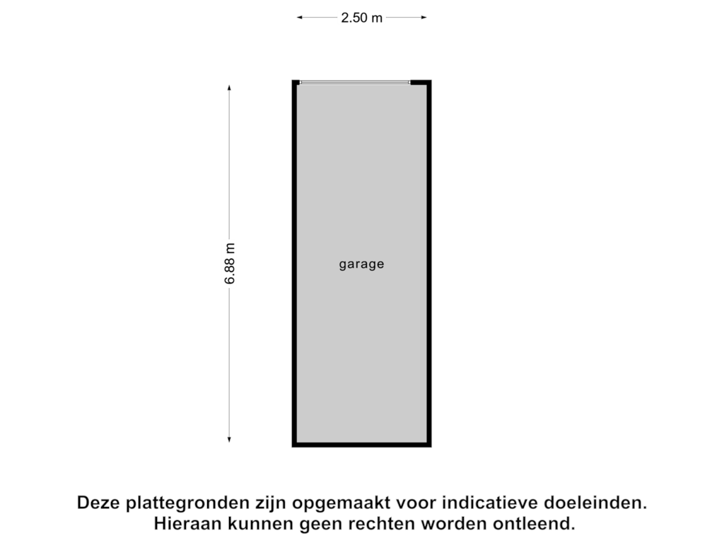 Bekijk plattegrond van Garage van Admiraal de Ruyterweg 15