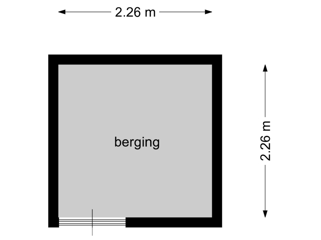 Bekijk plattegrond van berging van 't Haantje 6