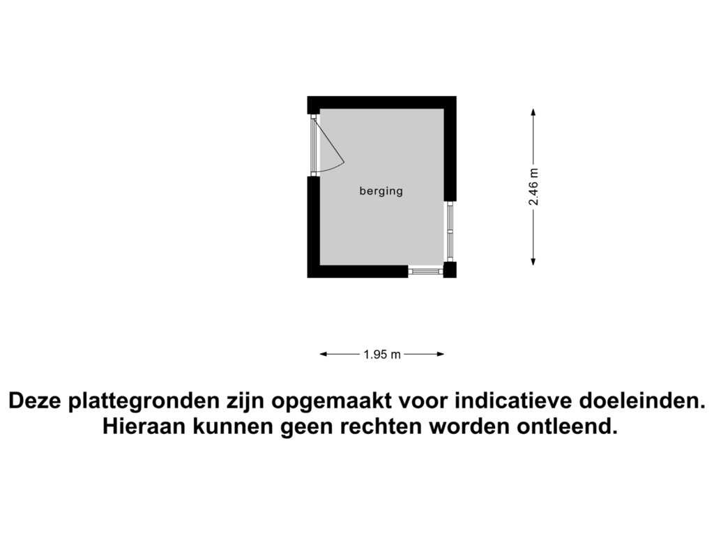 View floorplan of Berging of Weena 913