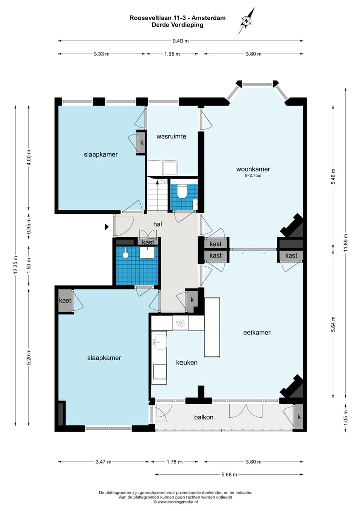 Foto 47 van Rooseveltlaan 11-3