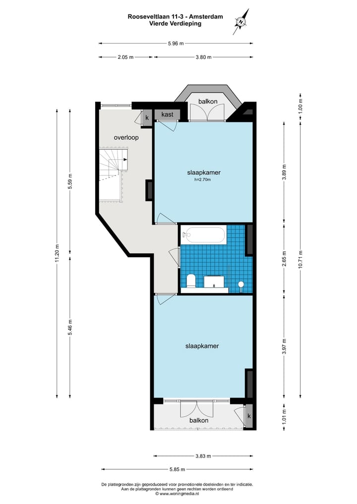 Foto 48 van Rooseveltlaan 11-3