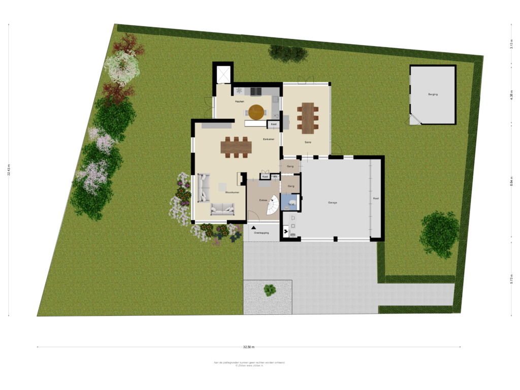 Bekijk plattegrond van Begane Grond_Tuin van De Hoef 7-A