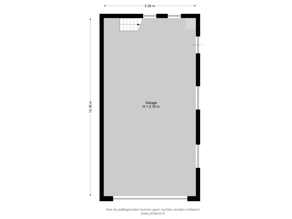 Bekijk plattegrond van Garage van Zuidwendingerweg 68