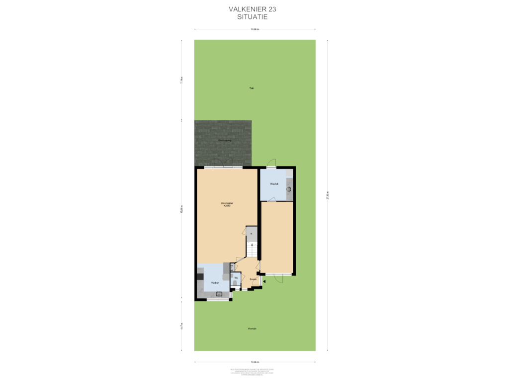 Bekijk plattegrond van Situatie van Valkenier 23