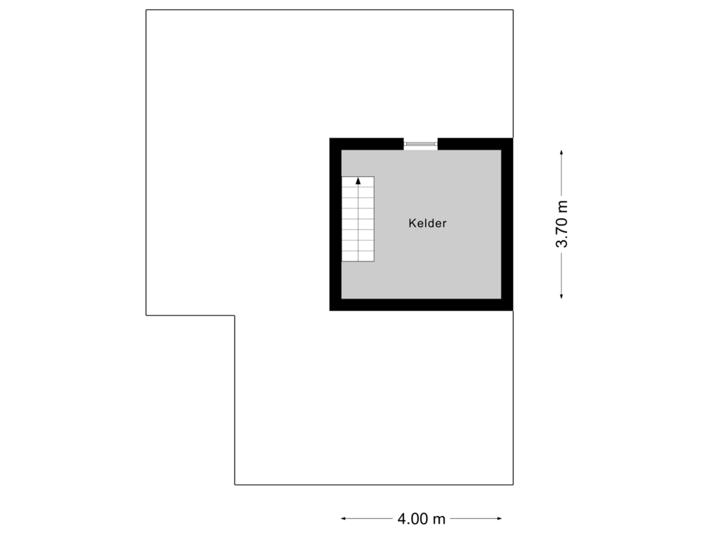 Bekijk plattegrond van Souterrain van Valkenburgerweg 43