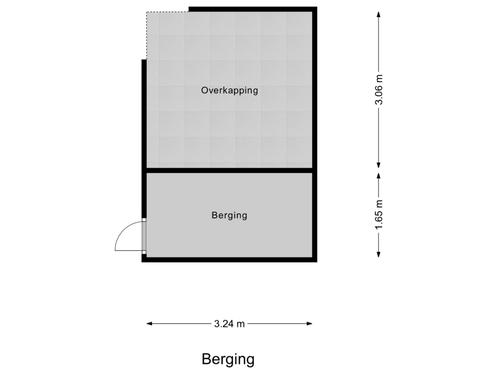 Bekijk plattegrond van Berging van Nielingen 21