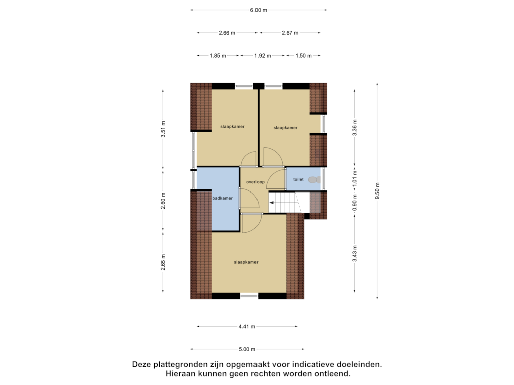 View floorplan of Eerste Verdieping of Groeneweg 1-0154