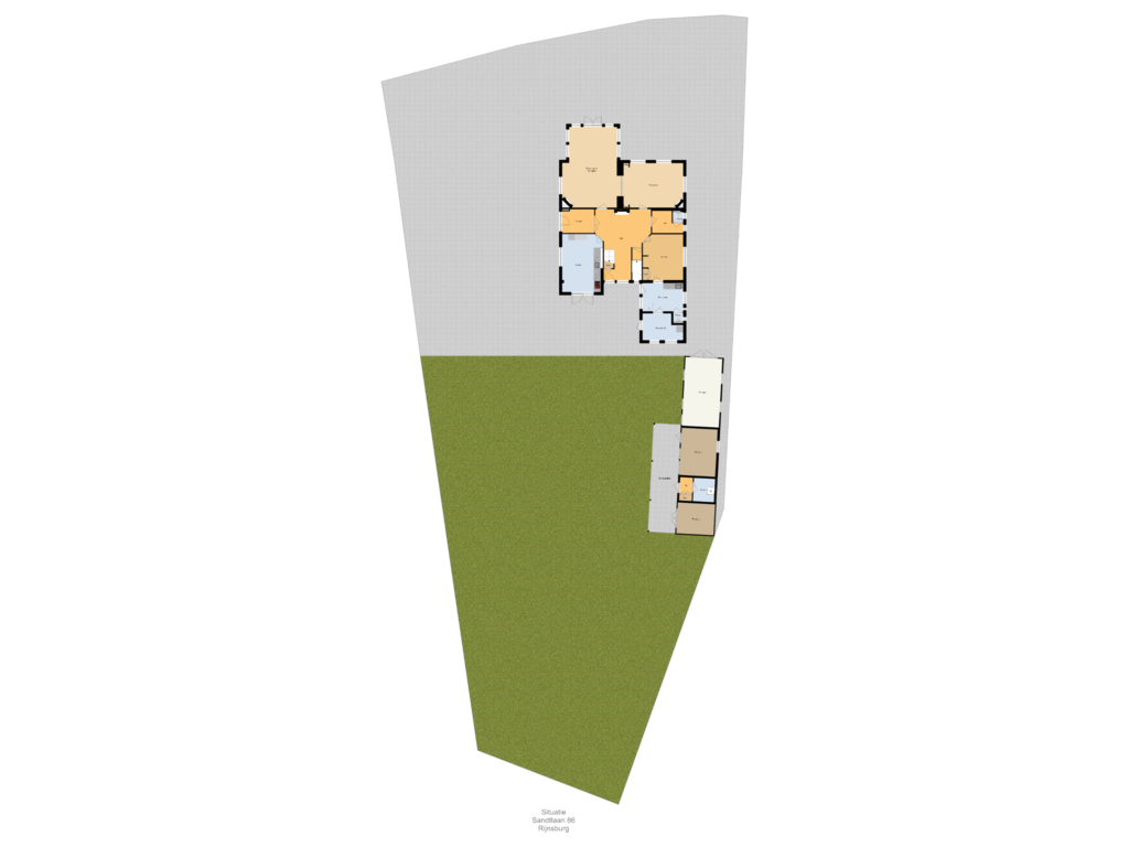 Bekijk plattegrond van Situatie van Sandtlaan 86