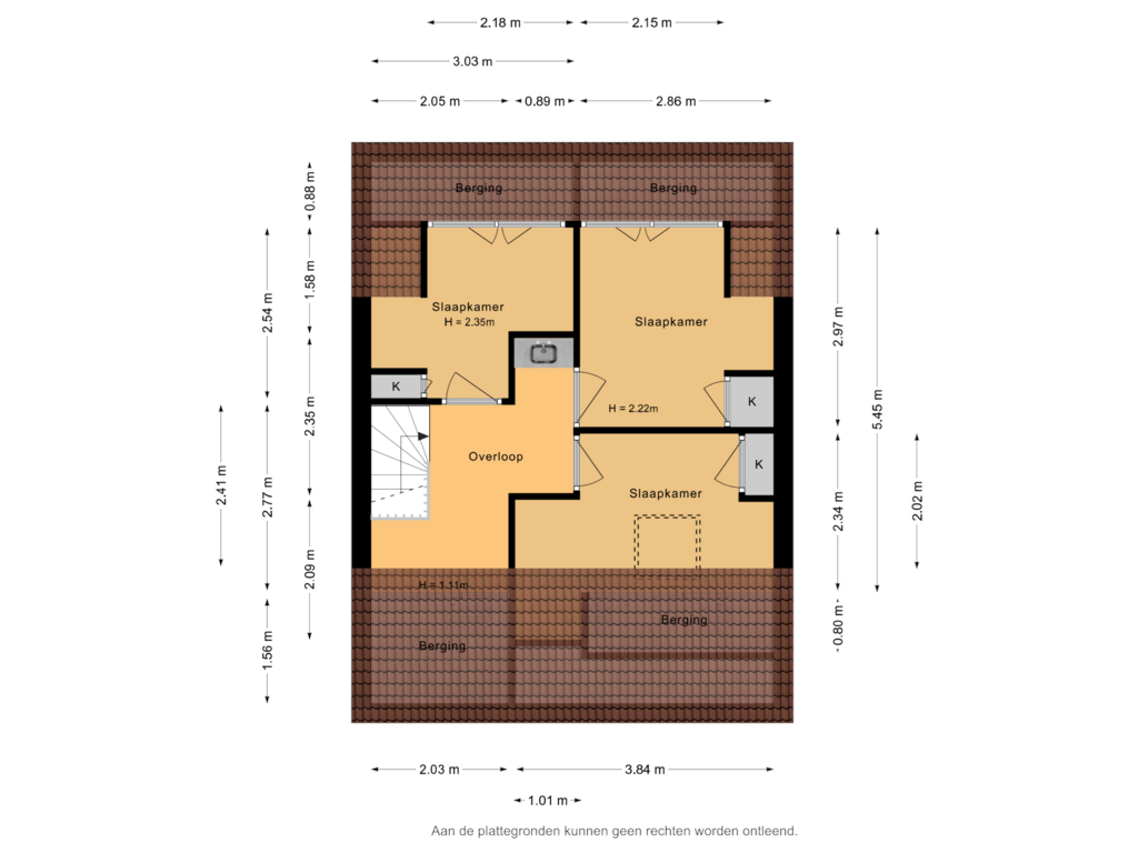 Bekijk plattegrond van 2e verdieping van Otterloseweg 35