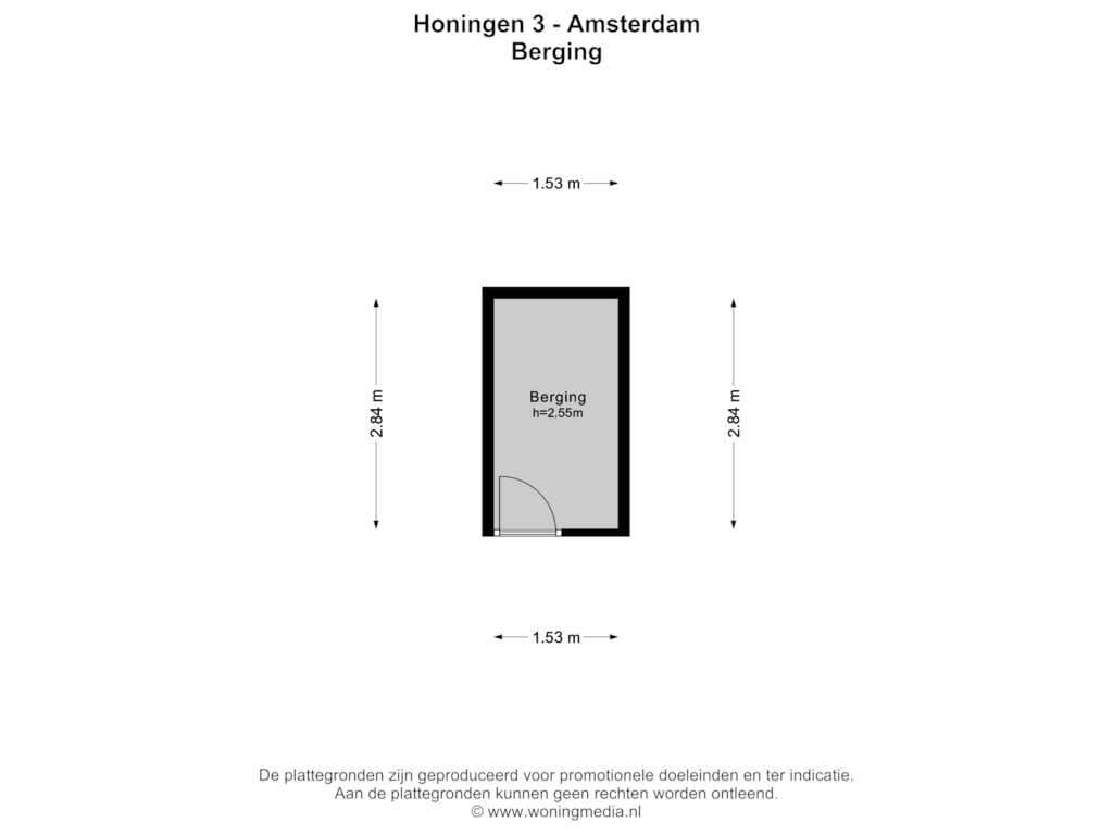 Bekijk plattegrond van Berging van Honingen 3