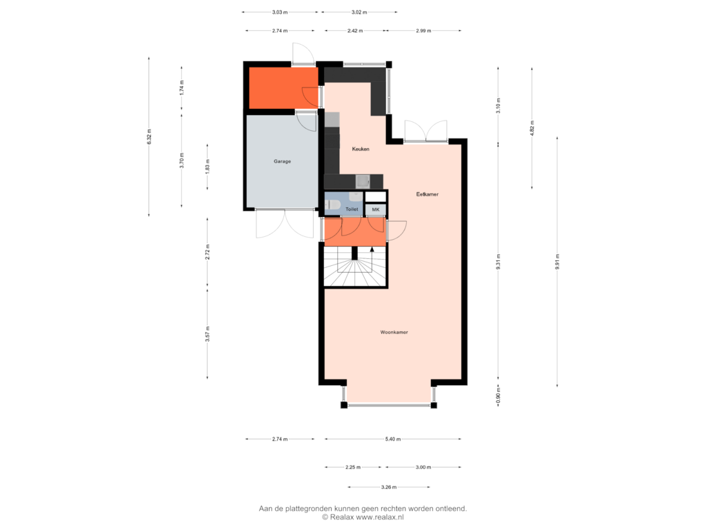 Bekijk plattegrond van Begane grond van Prinses Margrietlaan 3