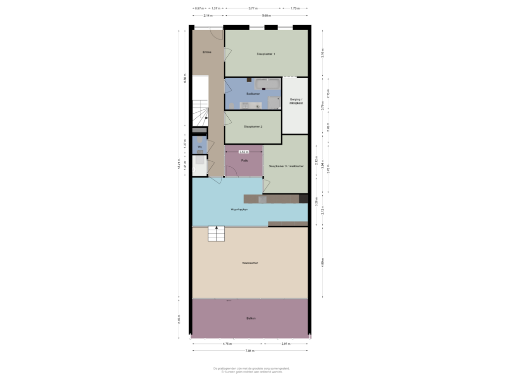 Bekijk plattegrond van Appartement van Dalempromenade 3