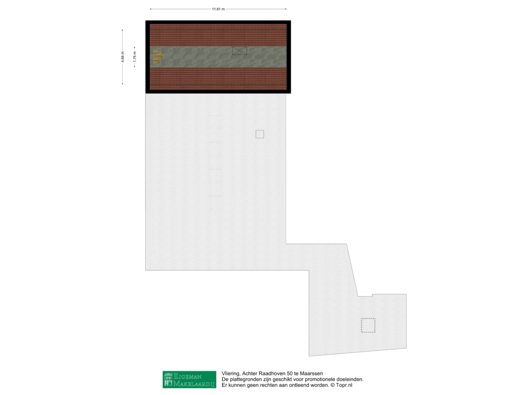 Bekijk plattegrond van Vliering van Achter Raadhoven 50