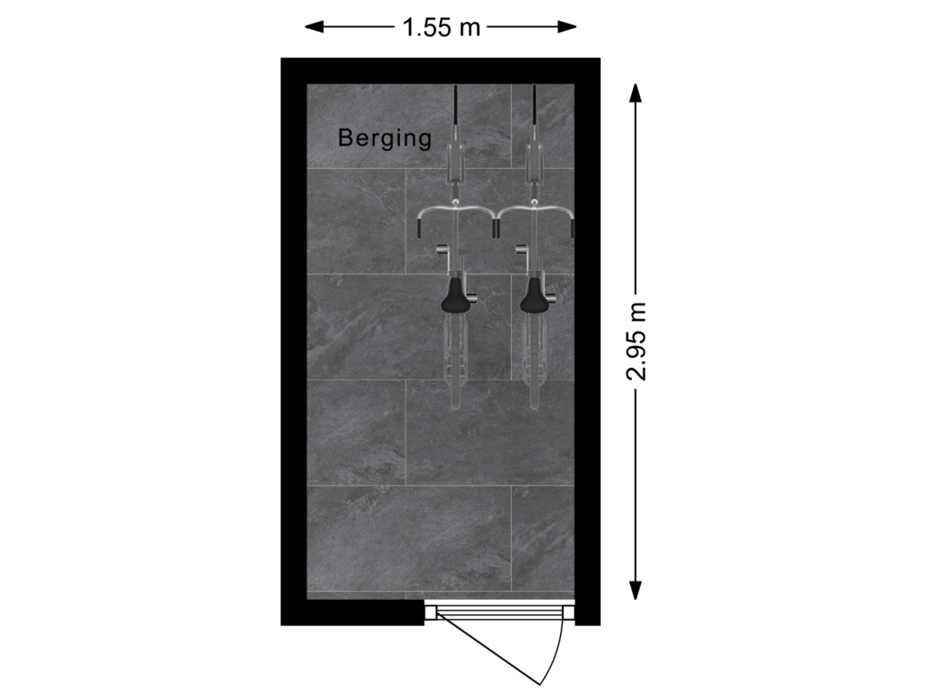 Bekijk plattegrond van Berging van Eikenlaan 6