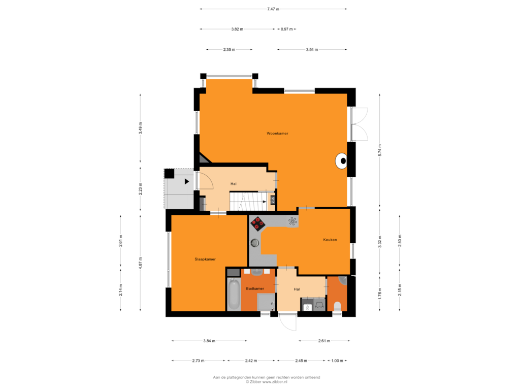 Bekijk plattegrond van Begane grond van Zwolseweg 366