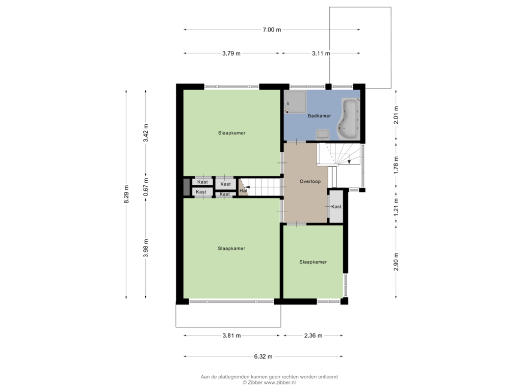 Bekijk plattegrond van Eerste verdieping van Leeuwerikstraat 151