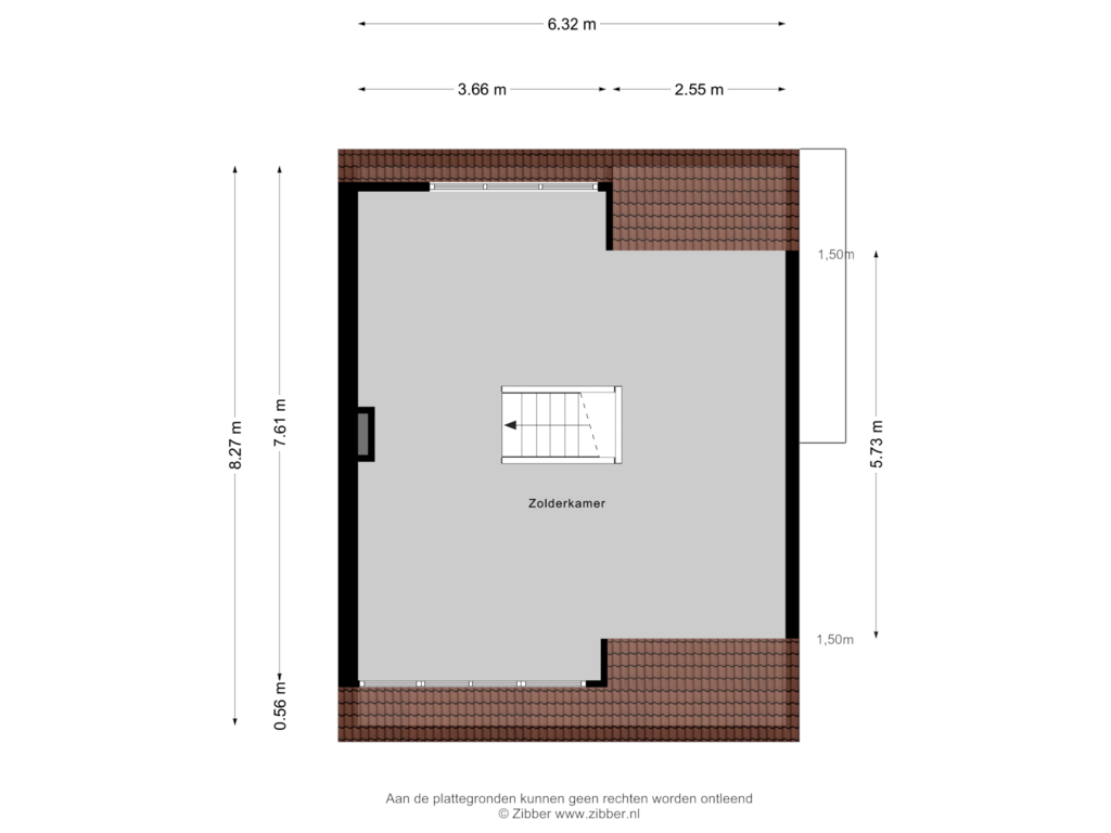 Bekijk plattegrond van Tweede verdieping van Leeuwerikstraat 151