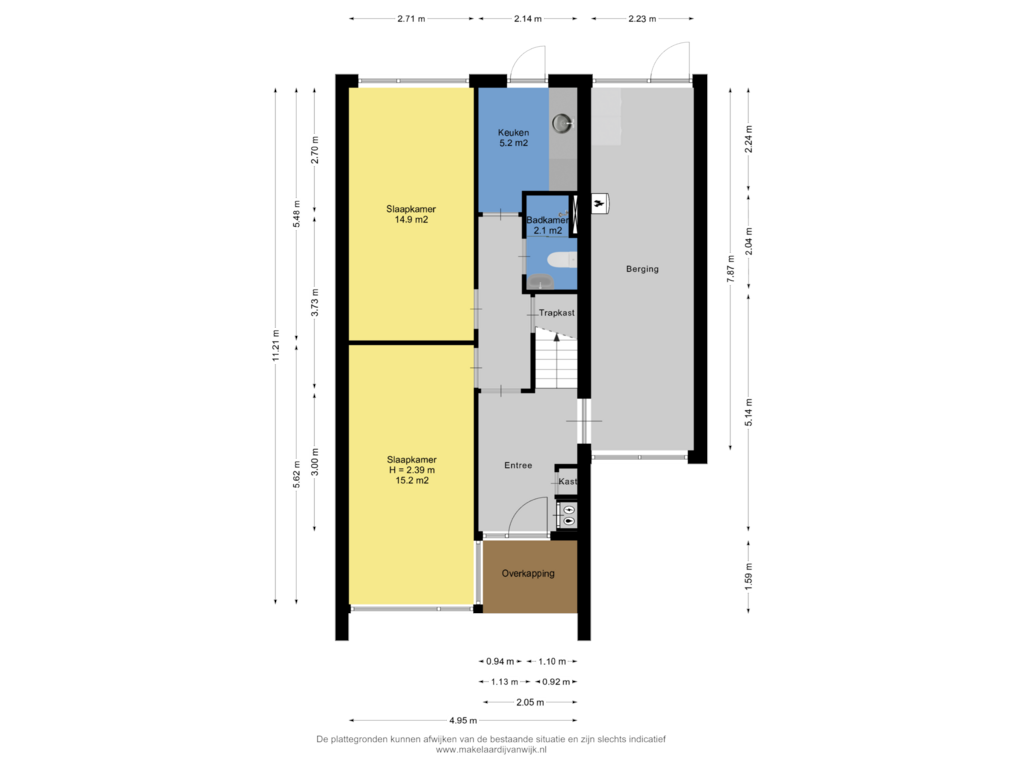 Bekijk plattegrond van Begane Grond van van de Mortelstraat 202