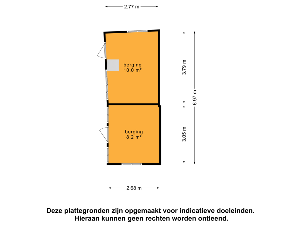 View floorplan of Berging of Troelstralaan 24