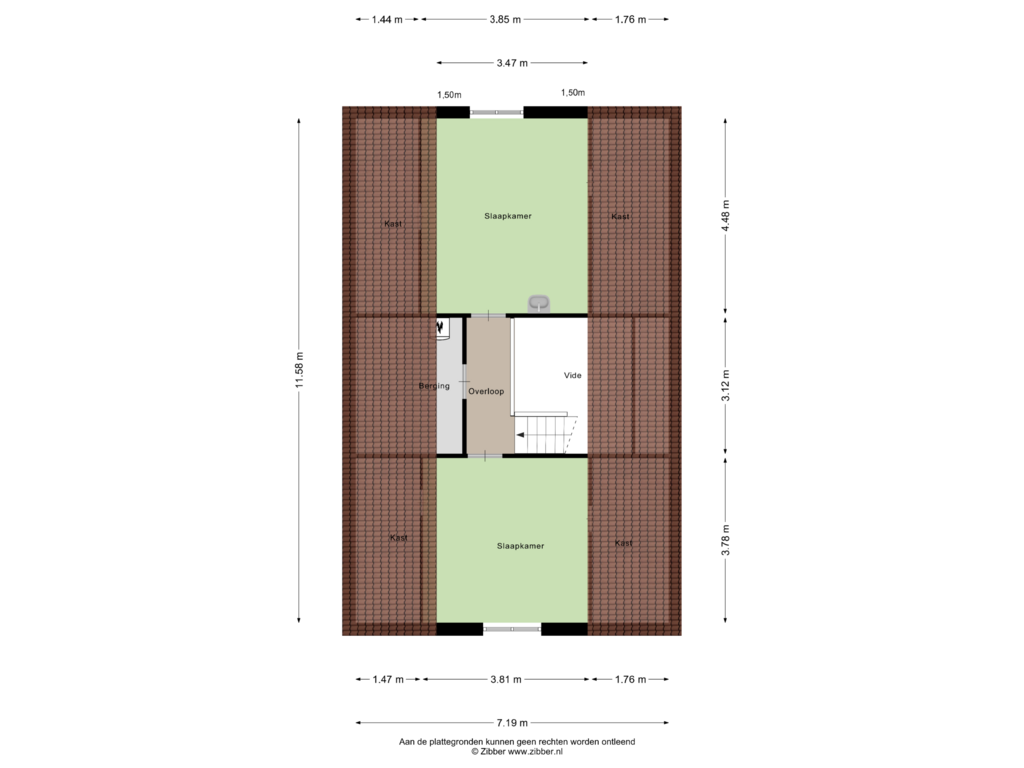 Bekijk plattegrond van Eerste Verdieping van Laan van Barbestein 4