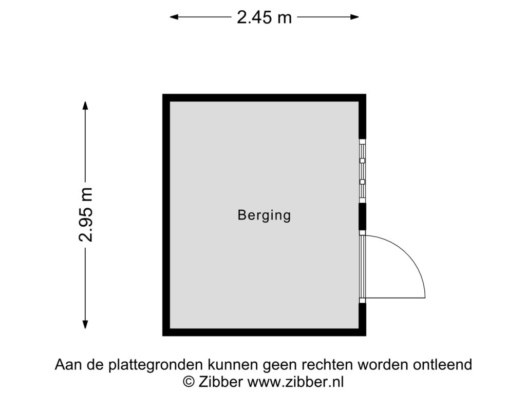 Bekijk plattegrond van Berging van Laan van Barbestein 4