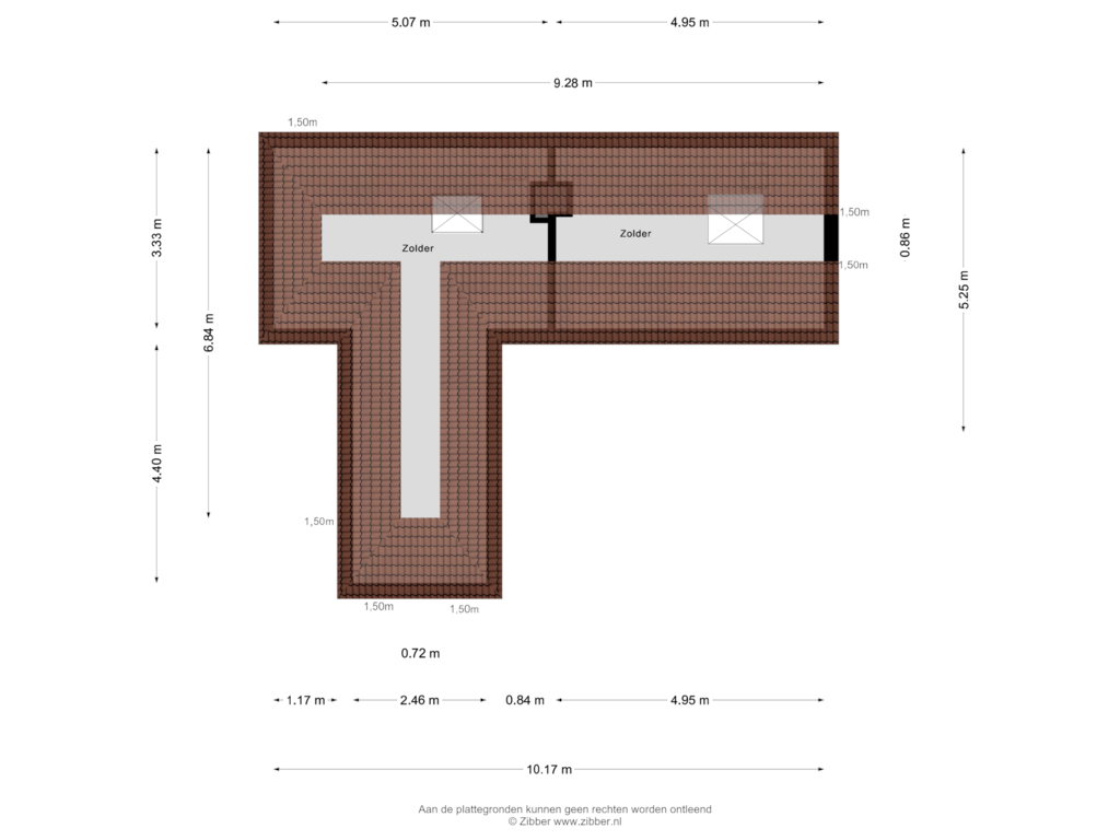 Bekijk plattegrond van Zolder van Venderinksweg 51