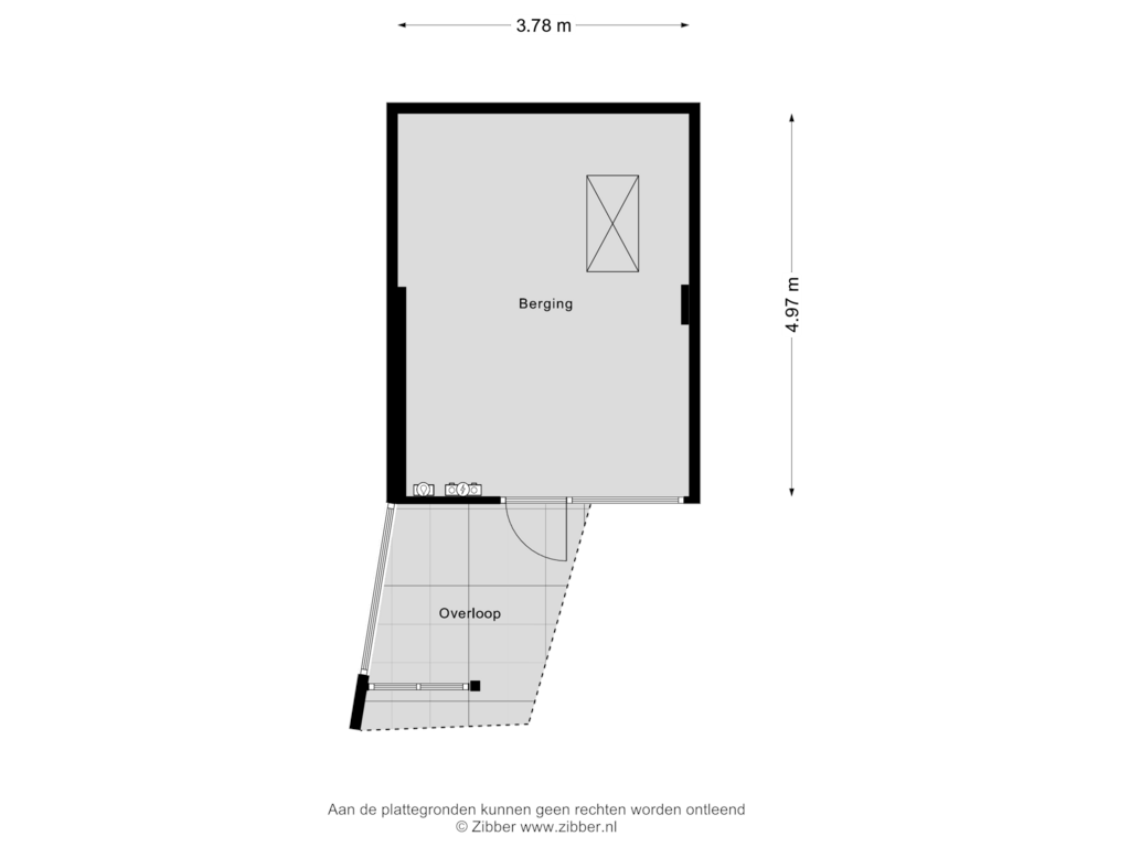 Bekijk plattegrond van Berging van Venderinksweg 51