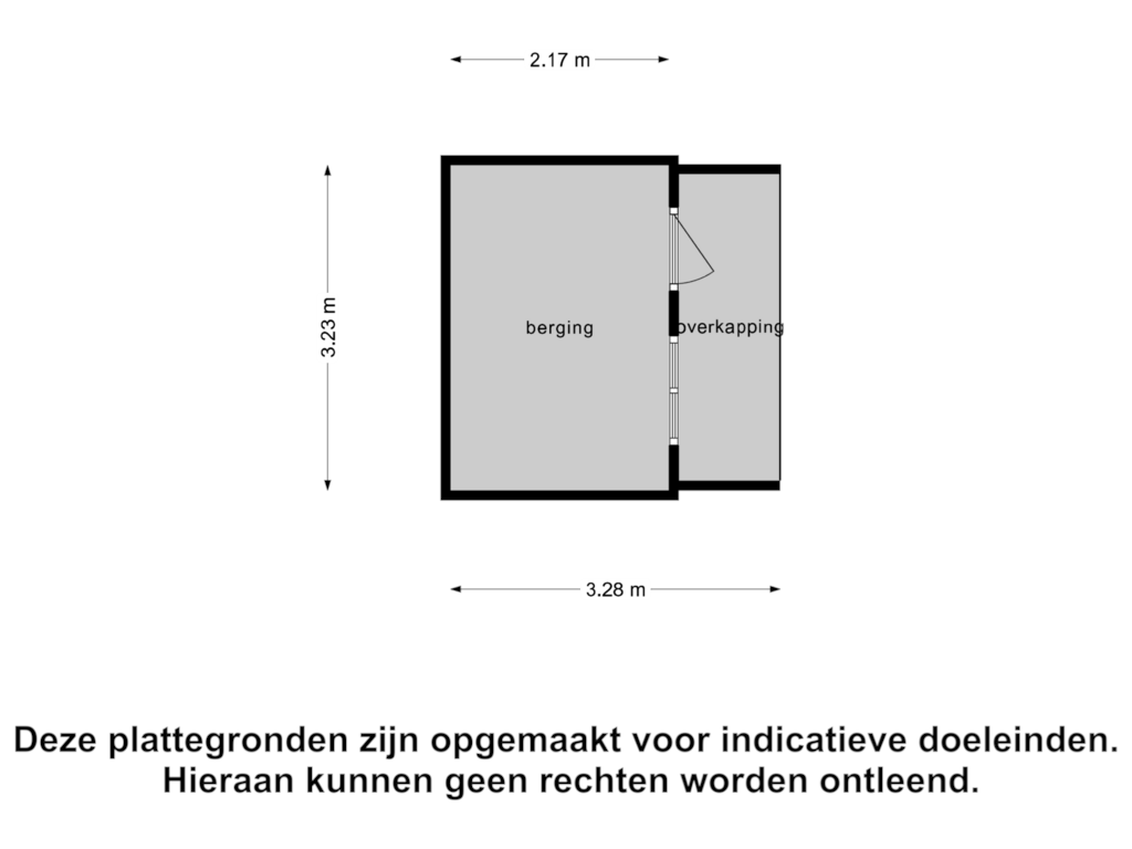 Bekijk plattegrond van Berging van Lepelaarsingel 96-A