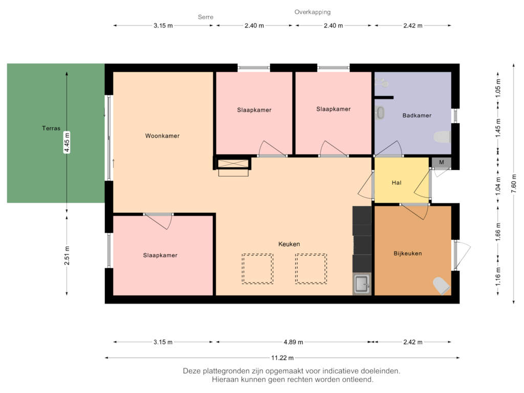 View floorplan of Begane grond of Valkenhoek 149-A