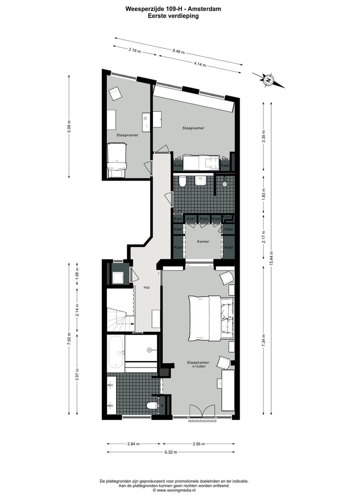 Foto 49 van Weesperzijde 109-H