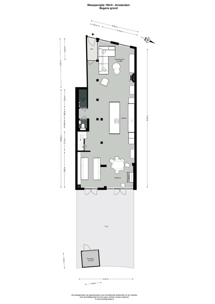 Foto 48 van Weesperzijde 109-H