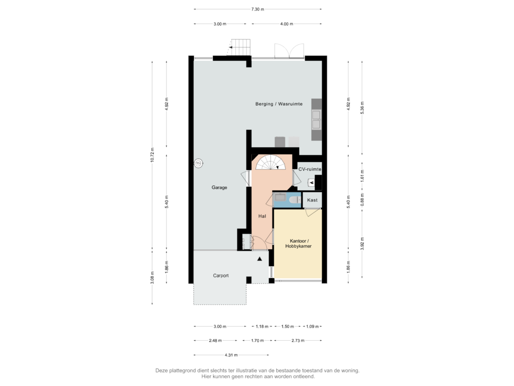 Bekijk plattegrond van Begane Grond van Henri Hermansstraat 3