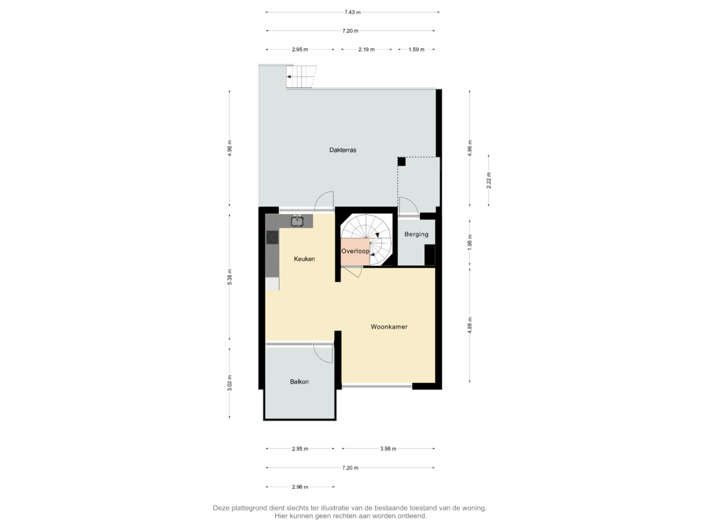 Bekijk plattegrond van 1e Verdieping van Henri Hermansstraat 3