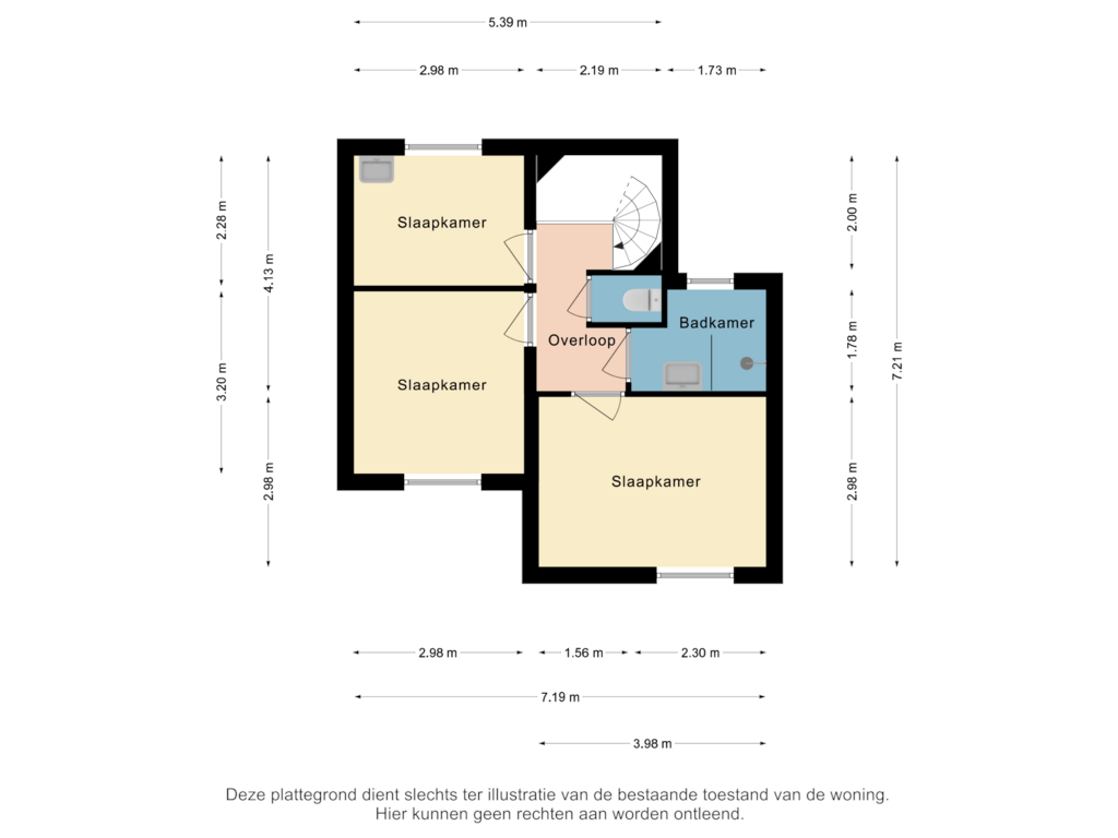 Bekijk plattegrond van 2e Verdieping van Henri Hermansstraat 3