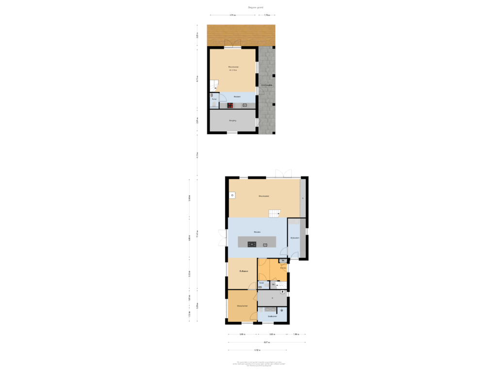 View floorplan of Begane grond of Wagengouw 10