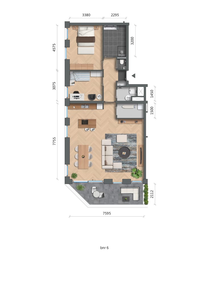 Foto 3 van Appartement A6