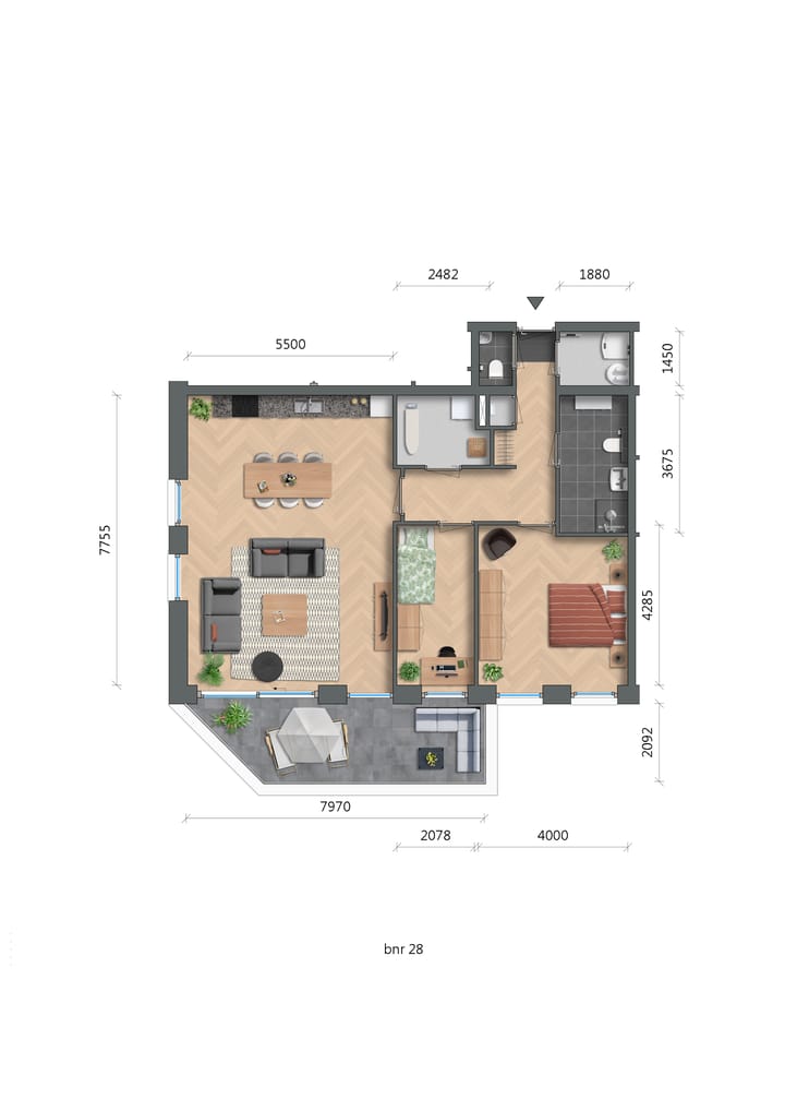 Foto 2 van Appartement A28