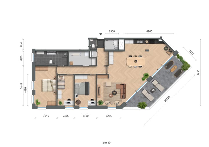 Foto 2 van Appartement A30