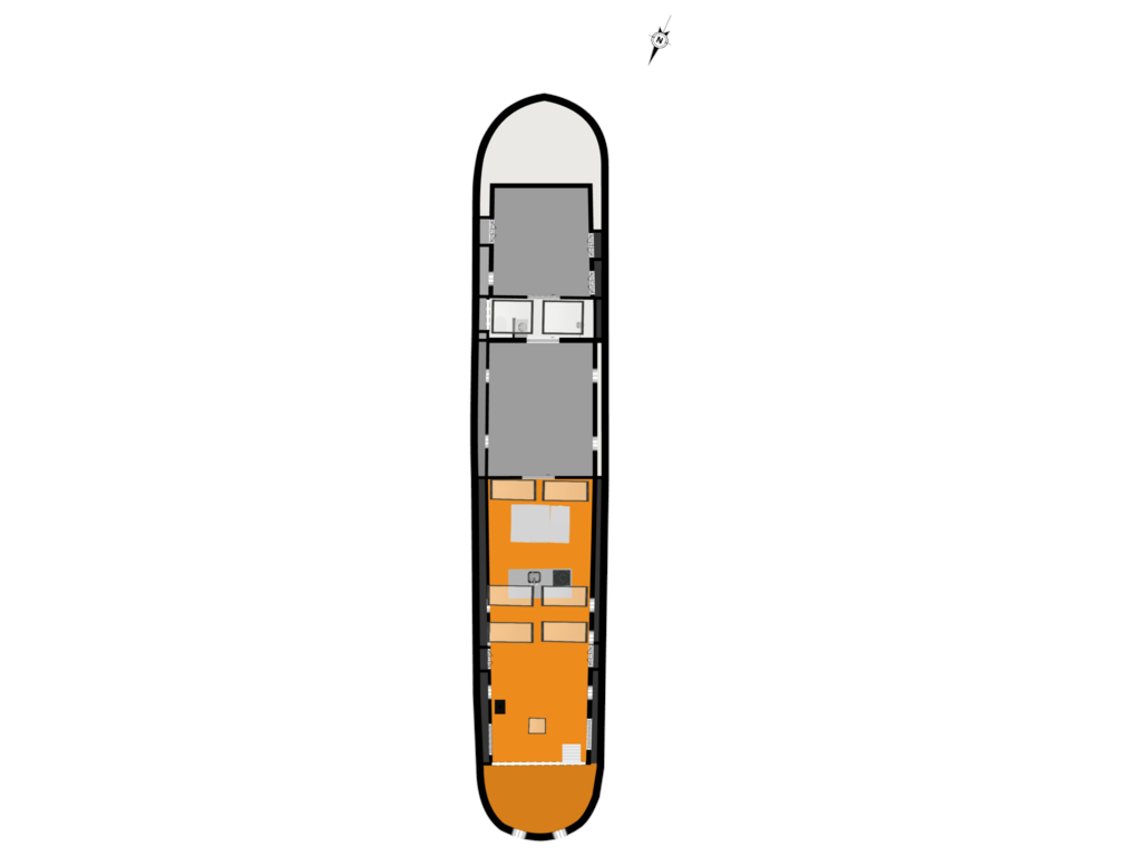 View floorplan of Begane grond of Amsteldijk 727