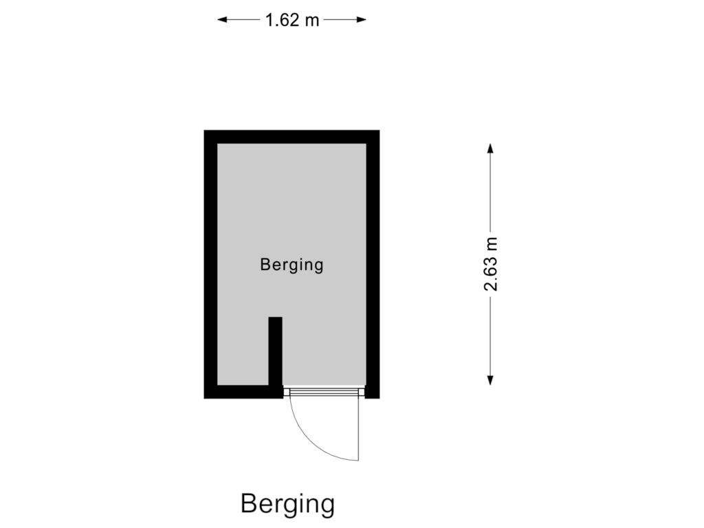 Bekijk plattegrond van Berging van Arthur van Schendelstraat 723