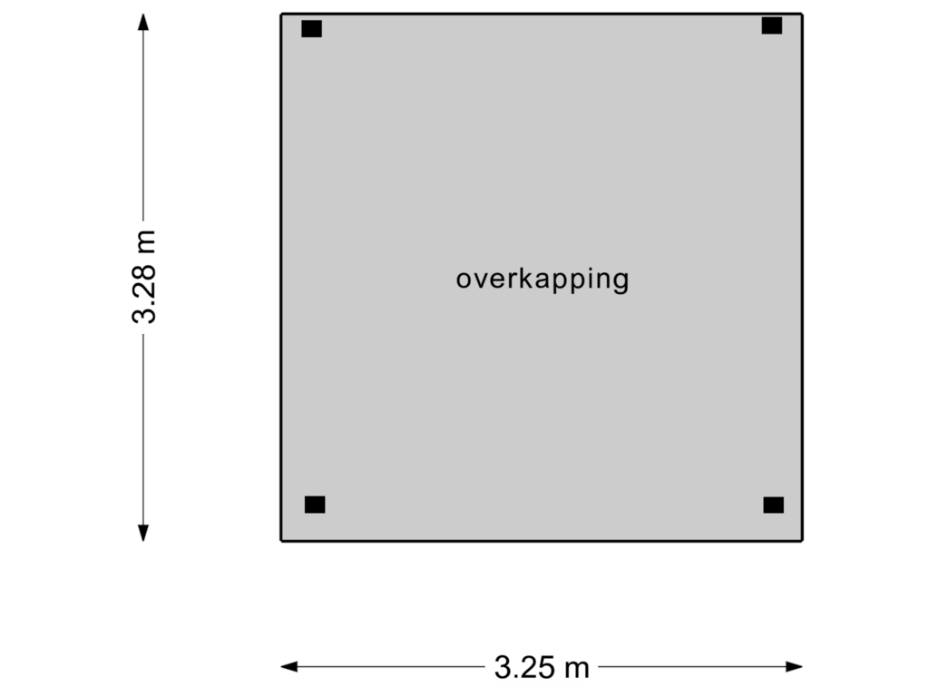 Bekijk plattegrond van Overkapping van Welgelegenstraat 1