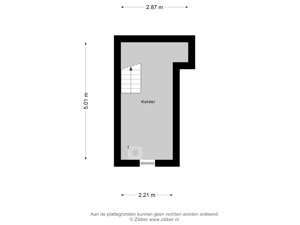 Bekijk plattegrond van Kelder van Bosstraat 21