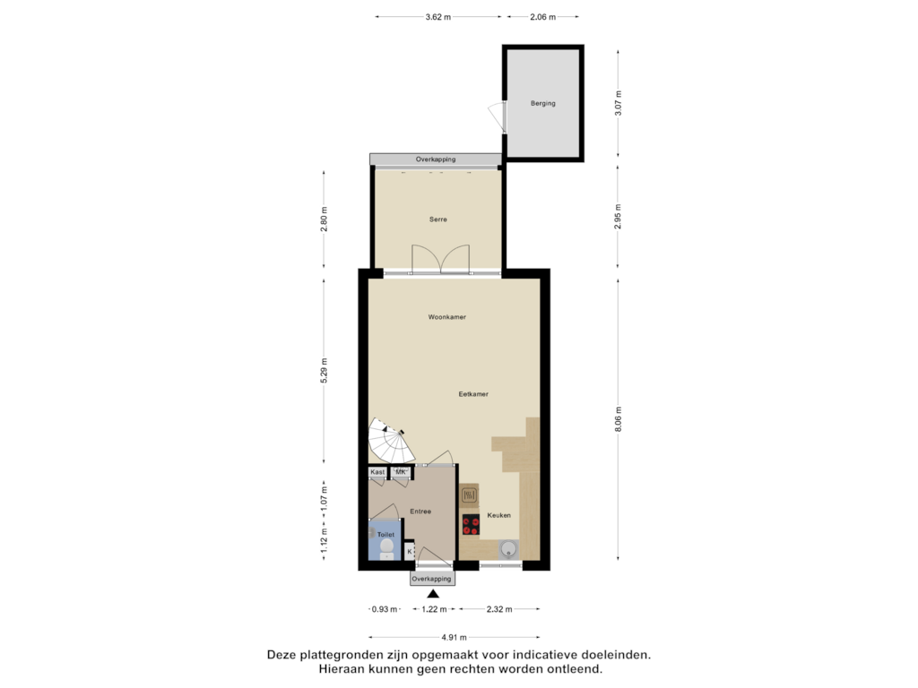 Bekijk plattegrond van Begane Grond van Janswaal 61